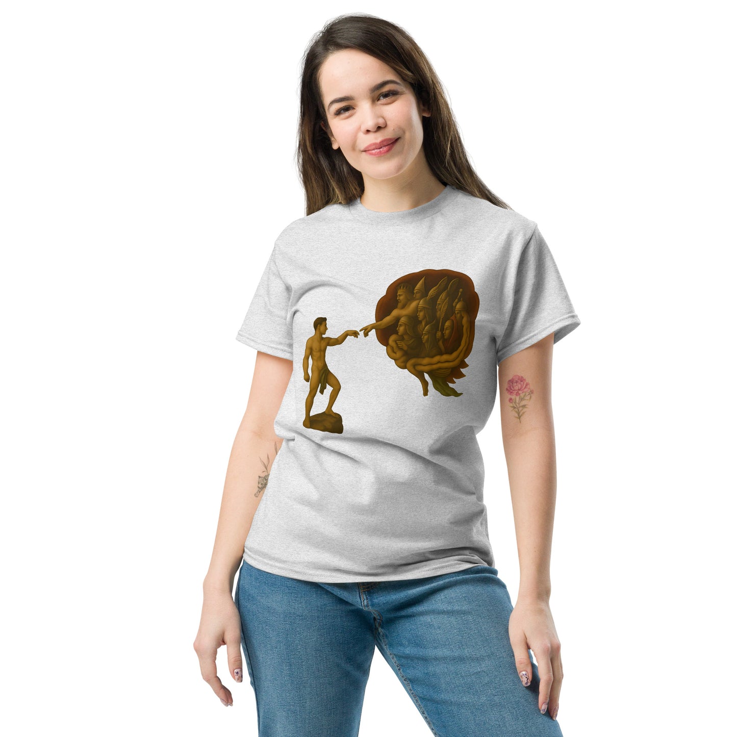The Divine Within – Spiritual Shirt Reimagining Creation female