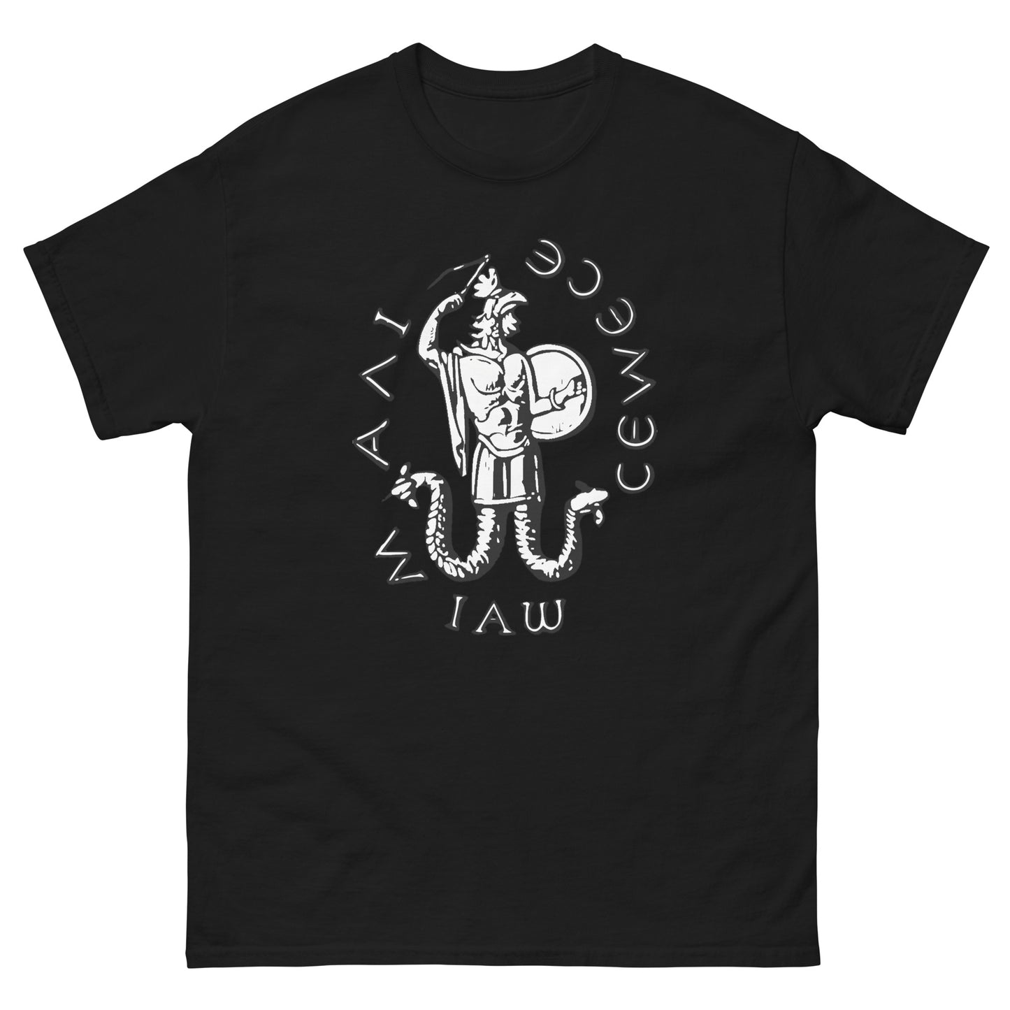 IAO Esoteric apparel – Serpent-Legged Gnostic God Design black