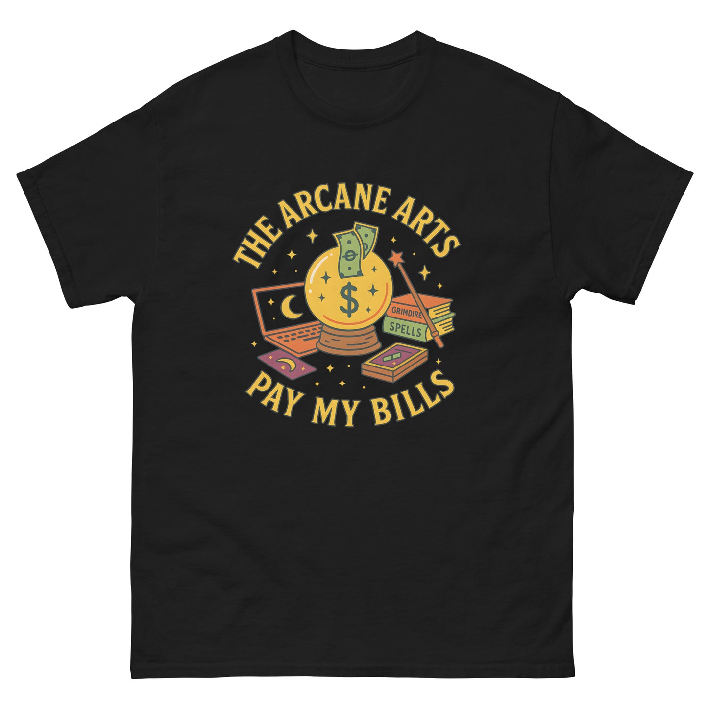 The Arcane Arts Pay My Bills – Witchy Apparel Esoteric clothing black