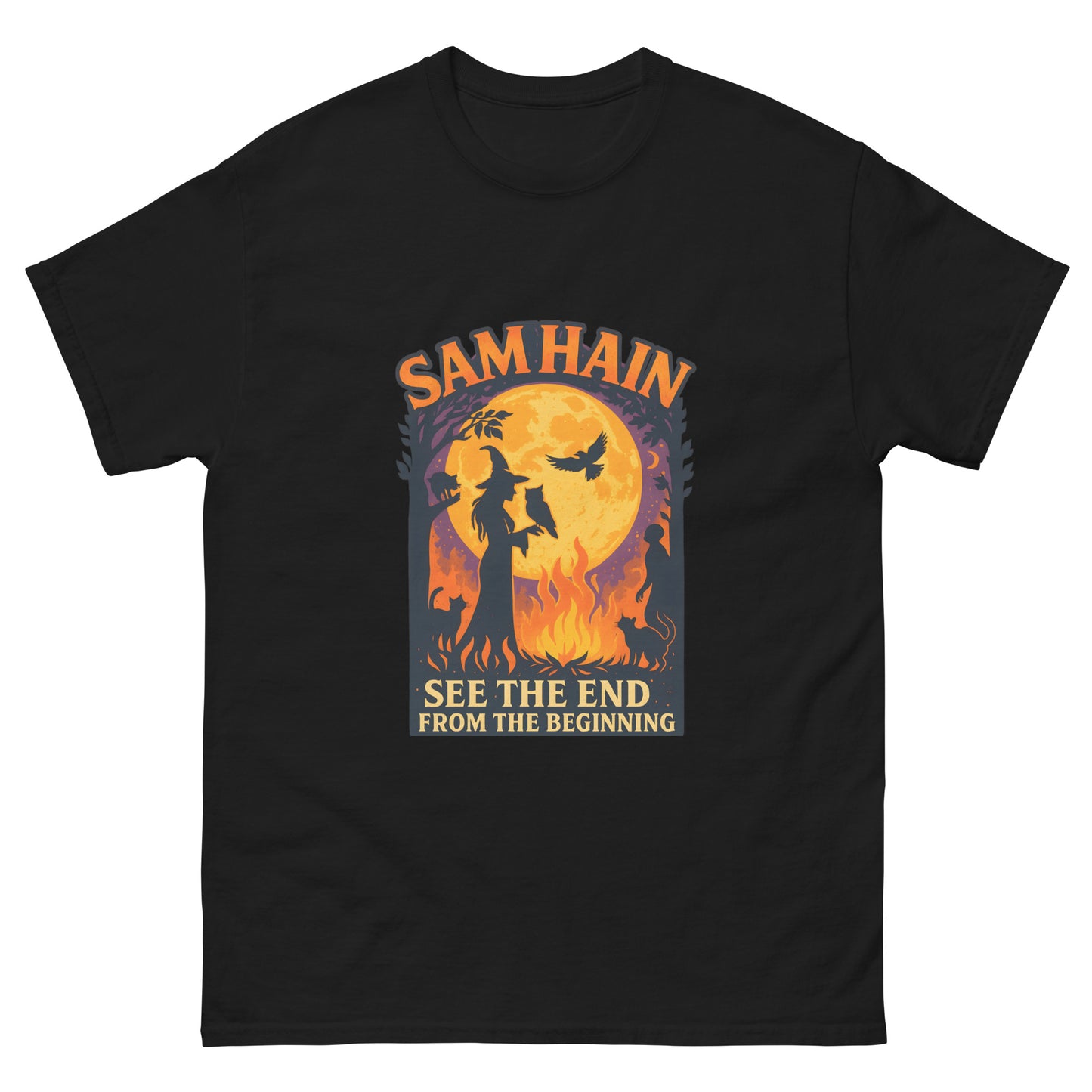 Samhain Shirt – Witchy Apparel for Halloween and Ancestral Magic black