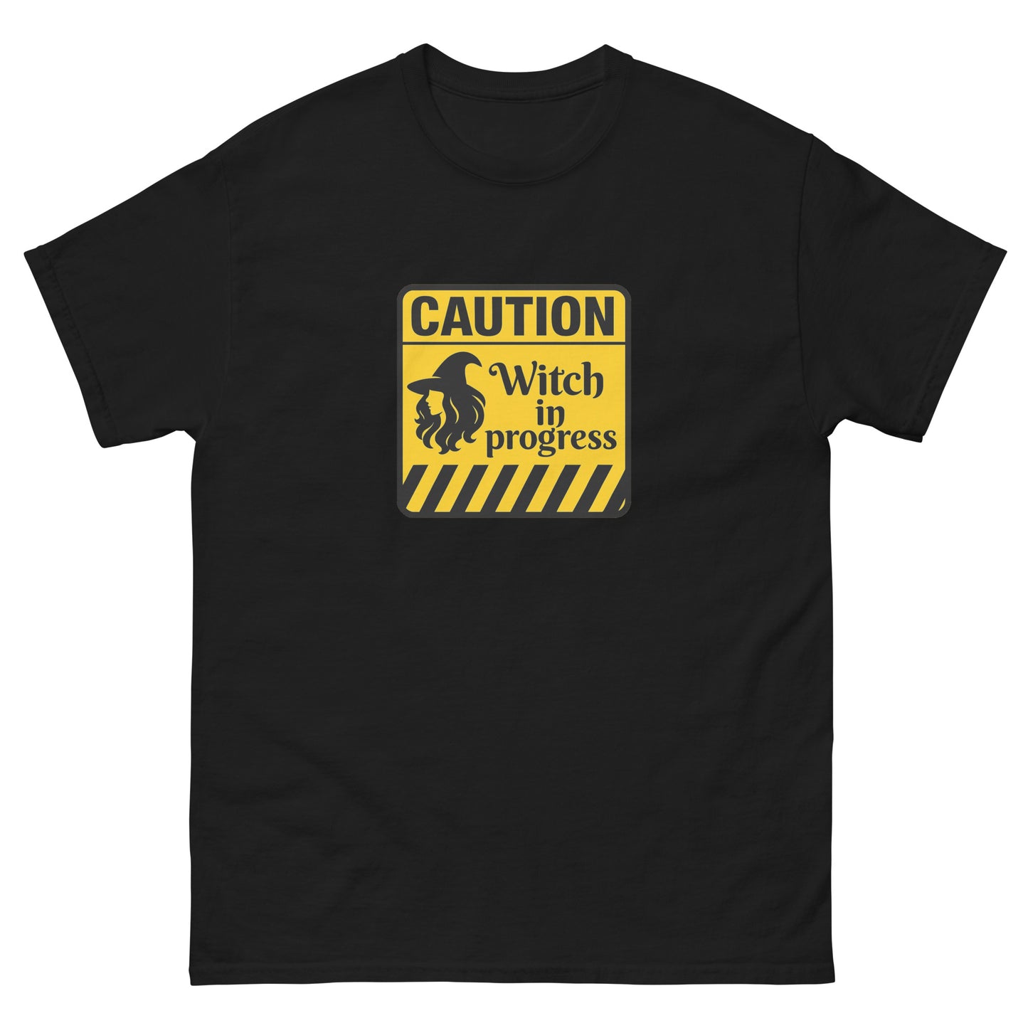 Caution: Witch in Progress – Witchy Apparel for the Magickal Journey black