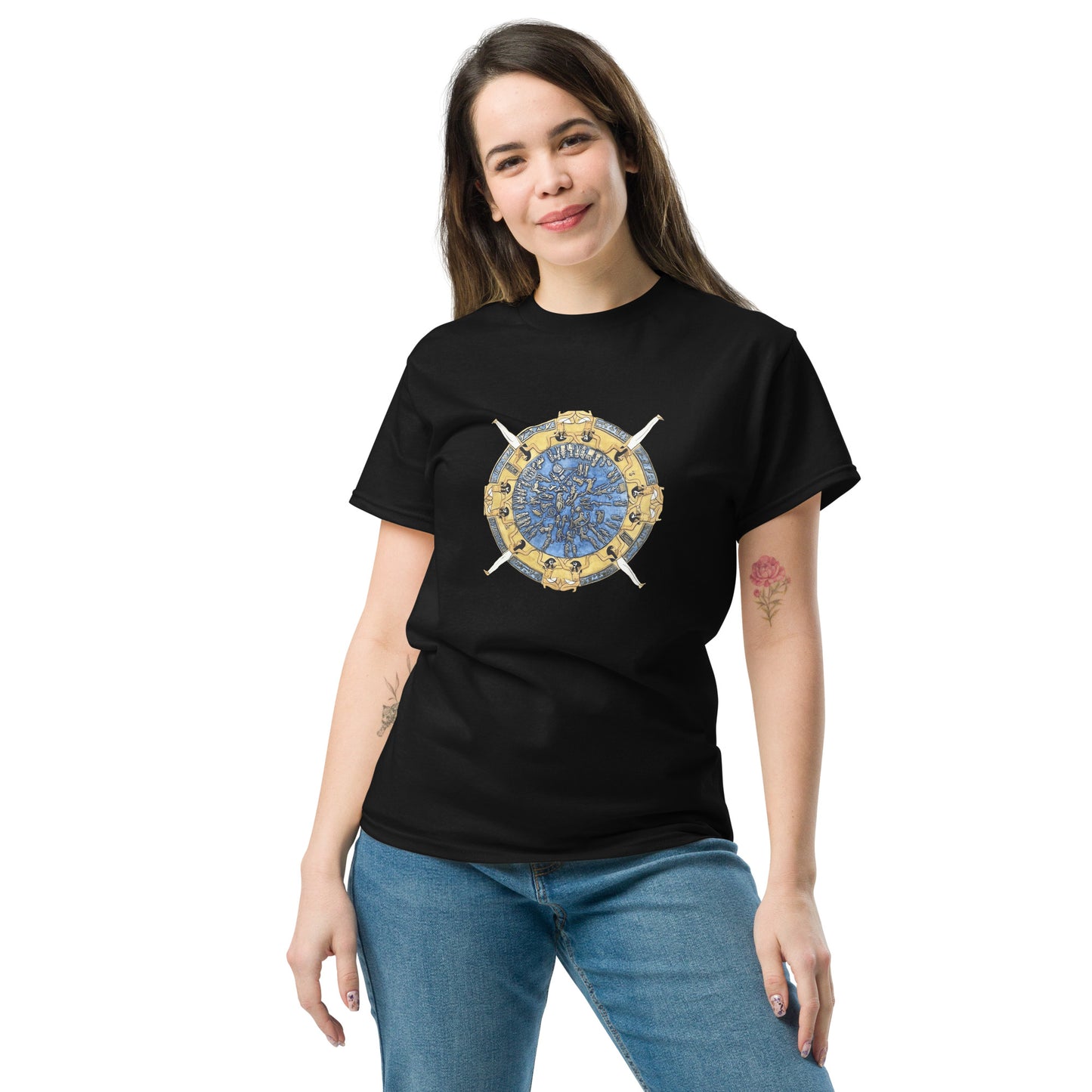 Dendera Zodiac – Esoteric Clothing with Ancient Egyptian Astrology female