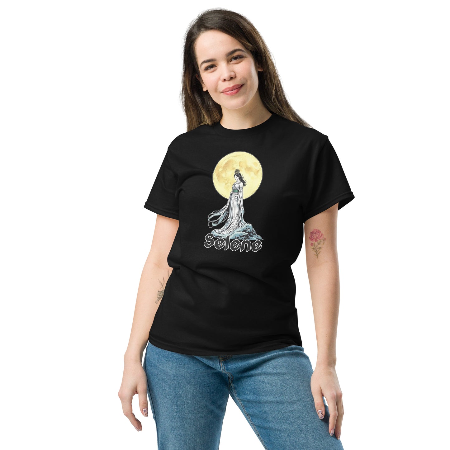Selene Moon Goddess Esoteric Apparel – Mystical Lunar Design female