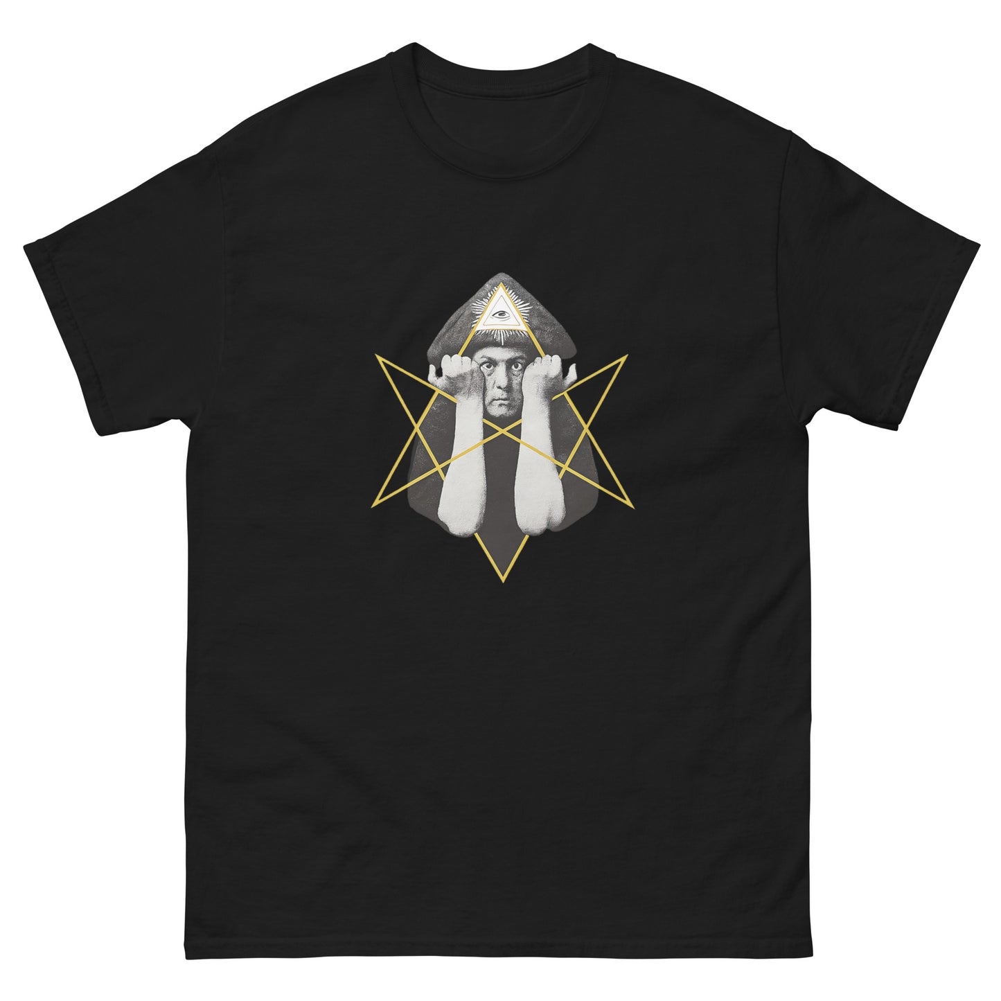 Aleister Crowley & The Unicursal Hexagram – Esoteric Apparel black