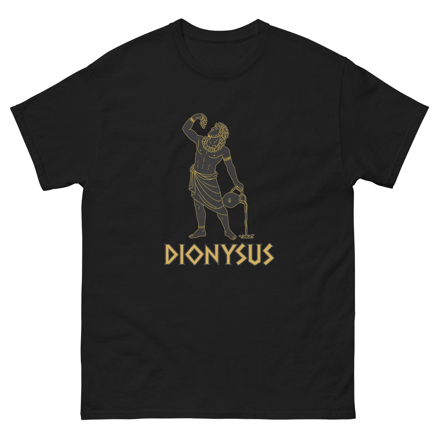 Dionysus Shirt – God of Wine, Rebirth & Mystical Transformation | Esoteric Clothing black