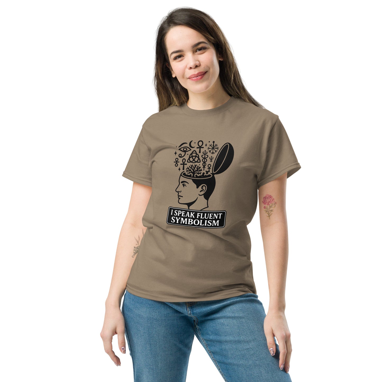 I Speak Fluent Symbolism – Esoteric Apparel Occult Philosophy Shirt female