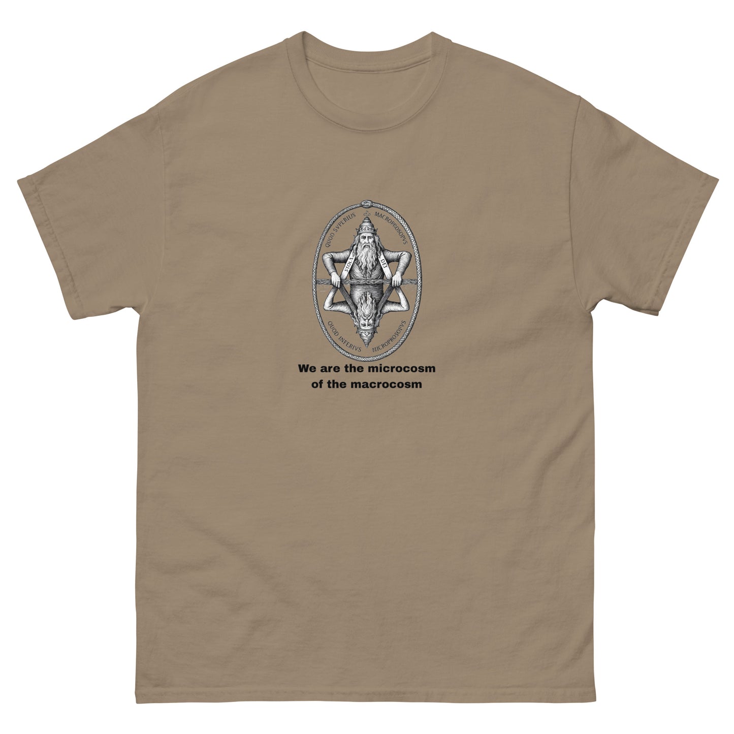 Macrocosm and Microcosm Esoteric apparel – Hermetic Alchemy Design sand