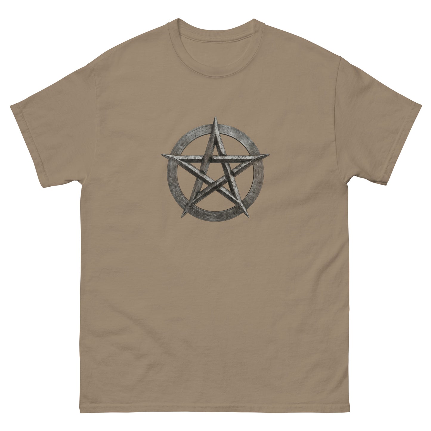 Pentacle of the Underworld – Esoteric Clothing Unisex T-Shirt sand