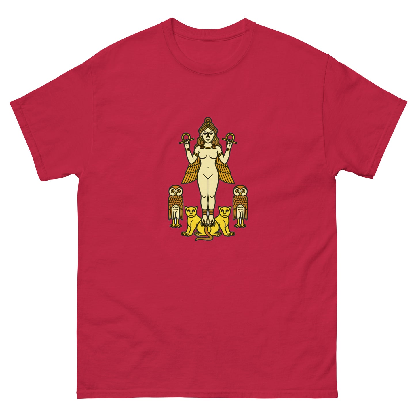 Inanna – Esoteric apparel & Pagan Goddess Shirt red