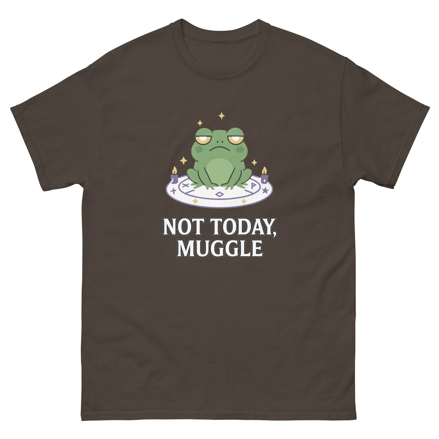 Not Today, Muggle – Witchy clothes, esoteric apparel brown