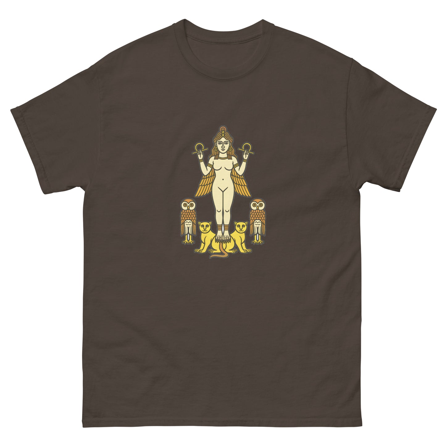 Inanna – Esoteric apparel & Pagan Goddess Shirt brown