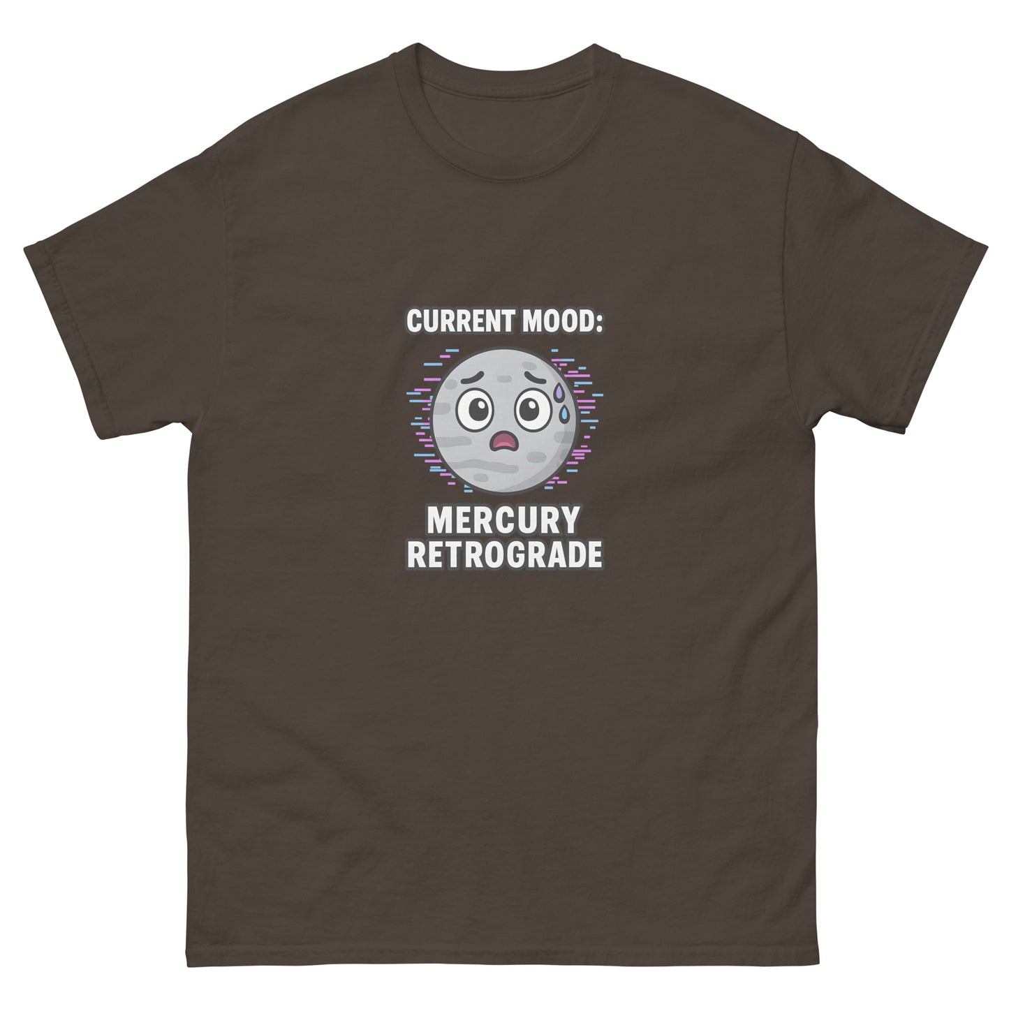 Current Mood: Mercury Retrograde – Astrology Humor witchy apparel brown