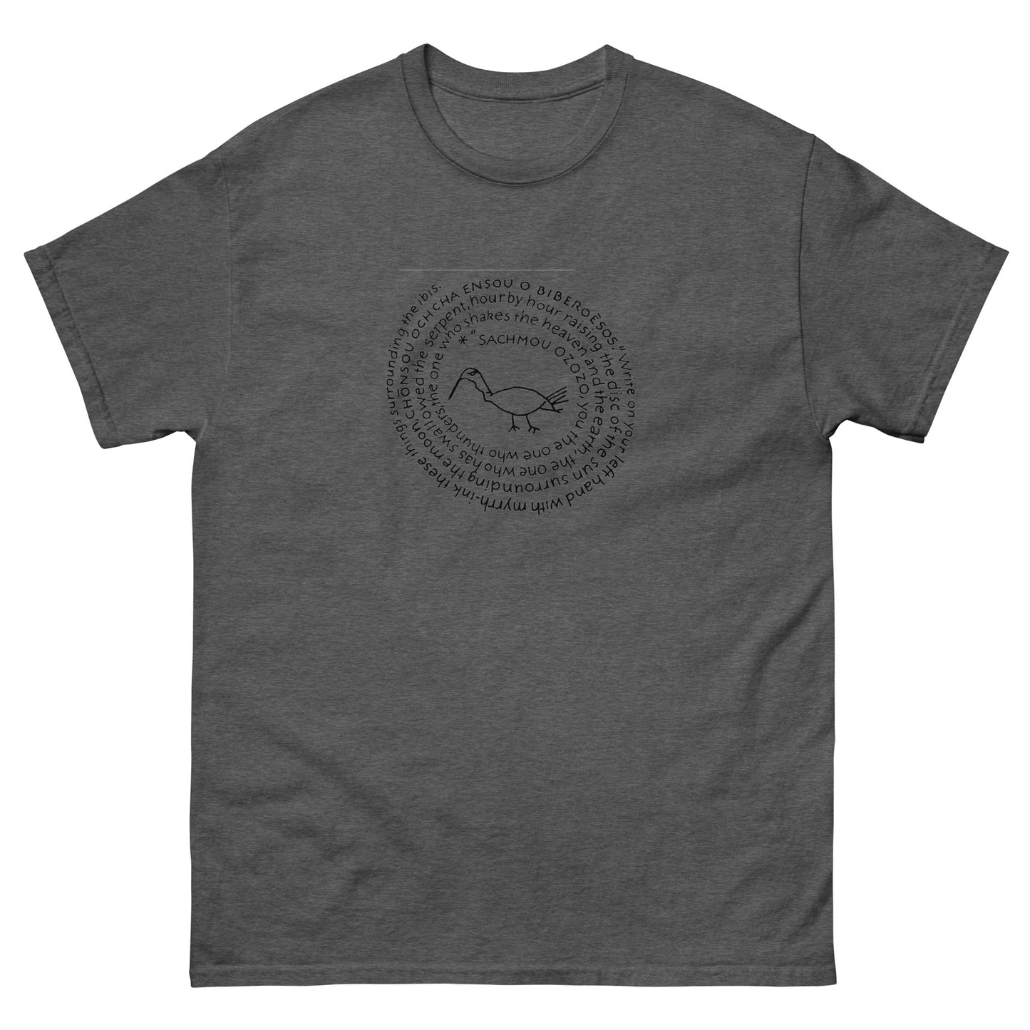 PGM VII 226 Ibis Spell from the Greek Magical Papyri – Esoteric apparel grey