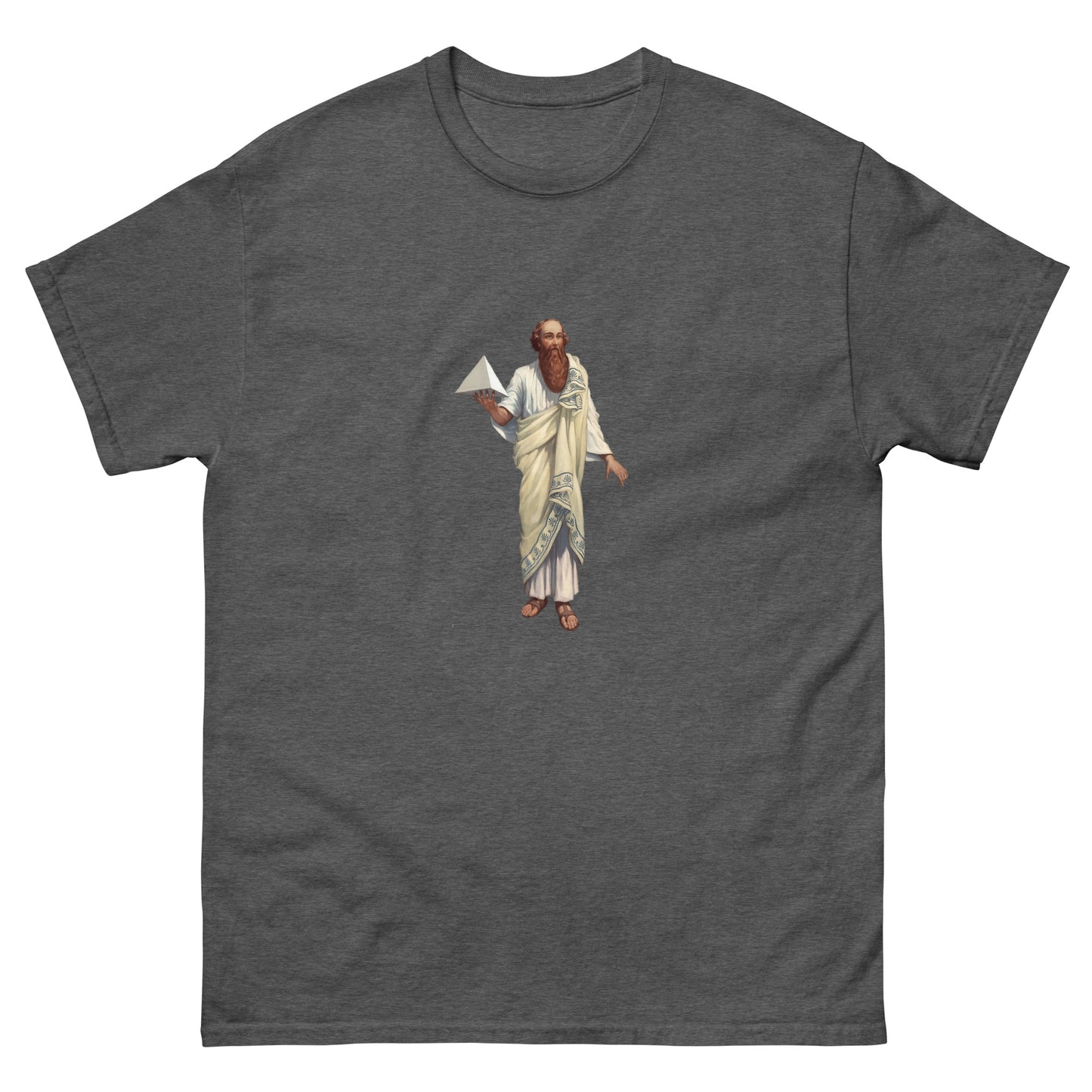 Pythagoras Esoteric Clothing – Ancient Greek Philosopher Shirt grey