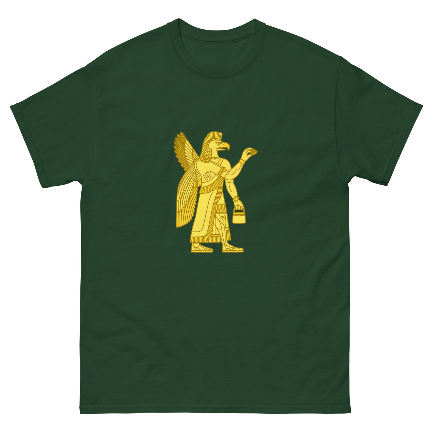 Apkallu Esoteric clothes – Winged Guardian from Mesopotamian Mythology green
