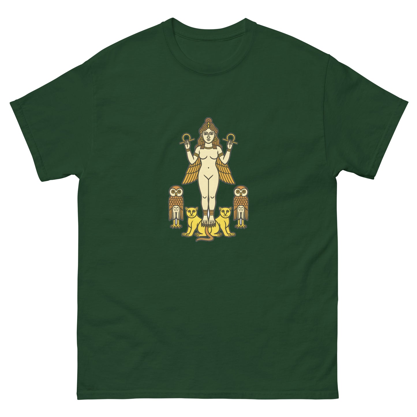 Inanna – Esoteric apparel & Pagan Goddess Shirt green