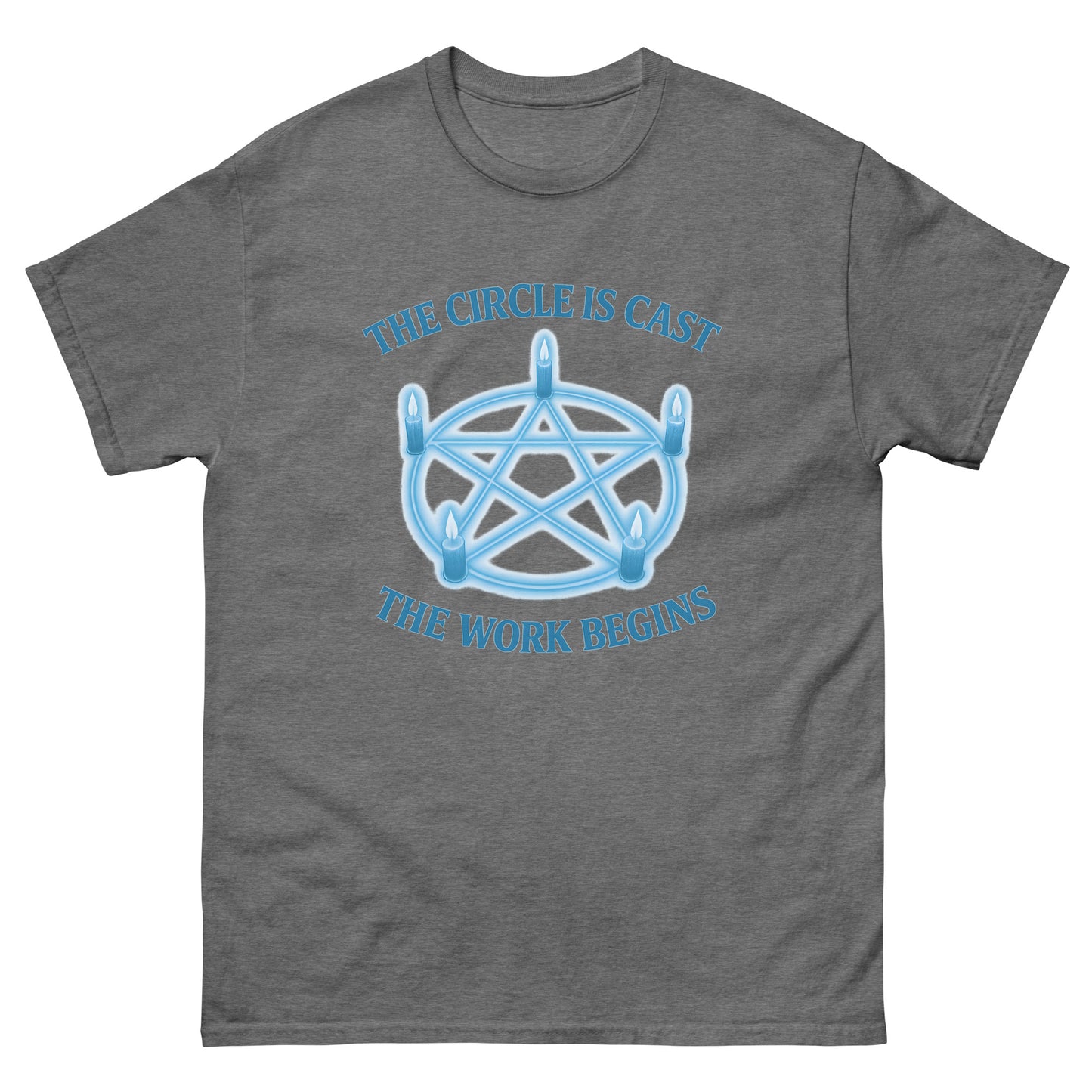Title: The Circle Is Cast – Witchcraft Apparel witchy clothes grey