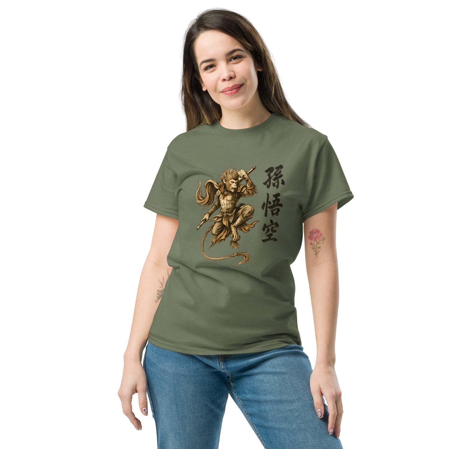 Sun Wukong – Esoteric Apparel Featuring the Monkey King of Myth green