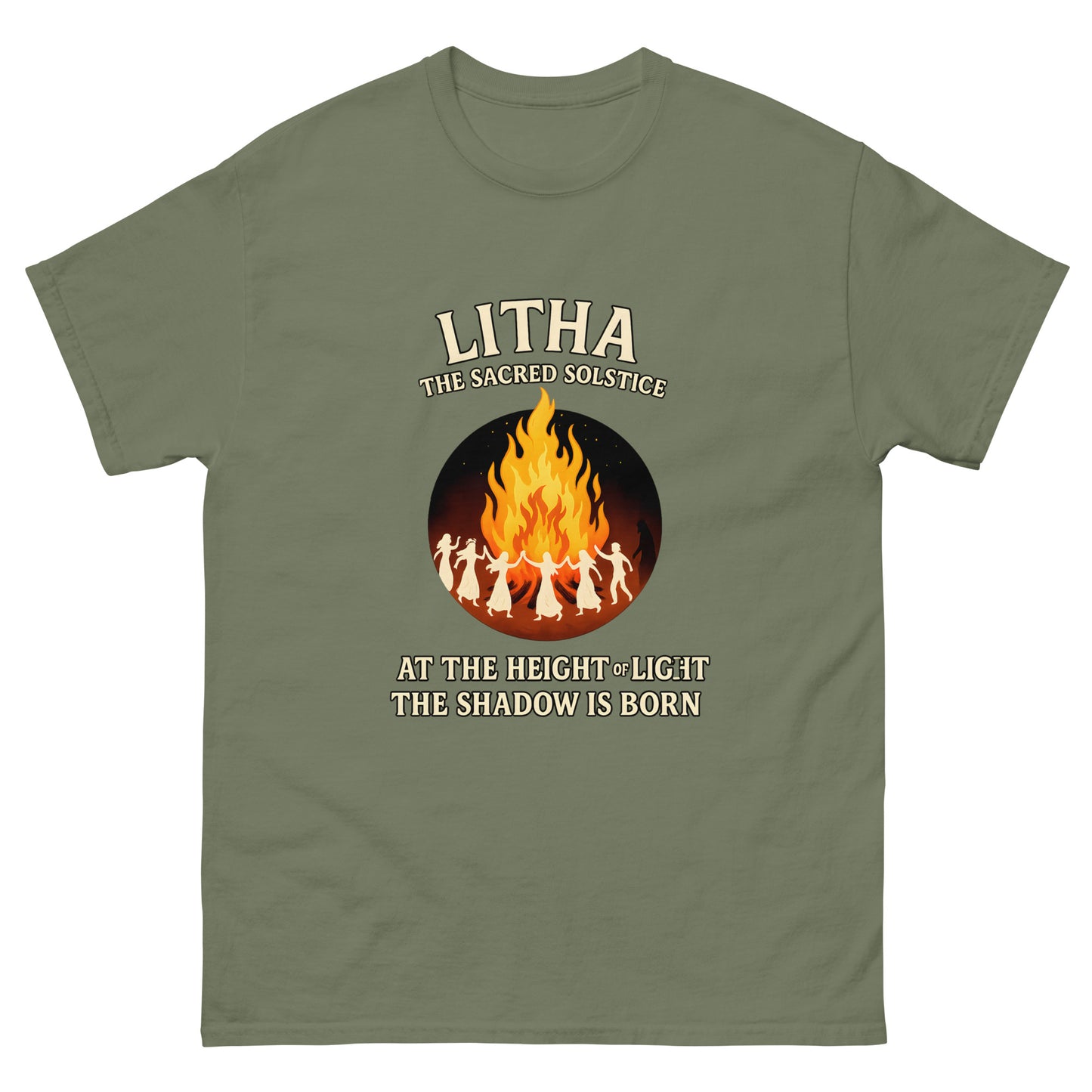 Litha Shirt –Solstice Esoteric Apparel for Witches & Pagans green