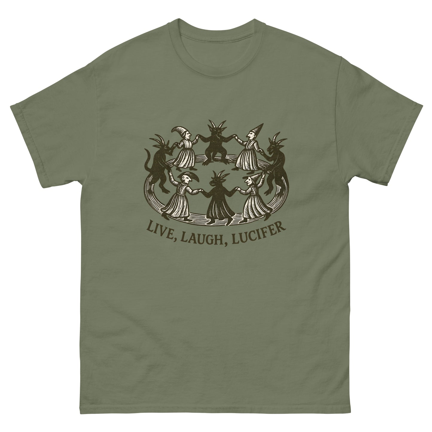 Live Laugh Lucifer – Witchy Esoteric Apparel green