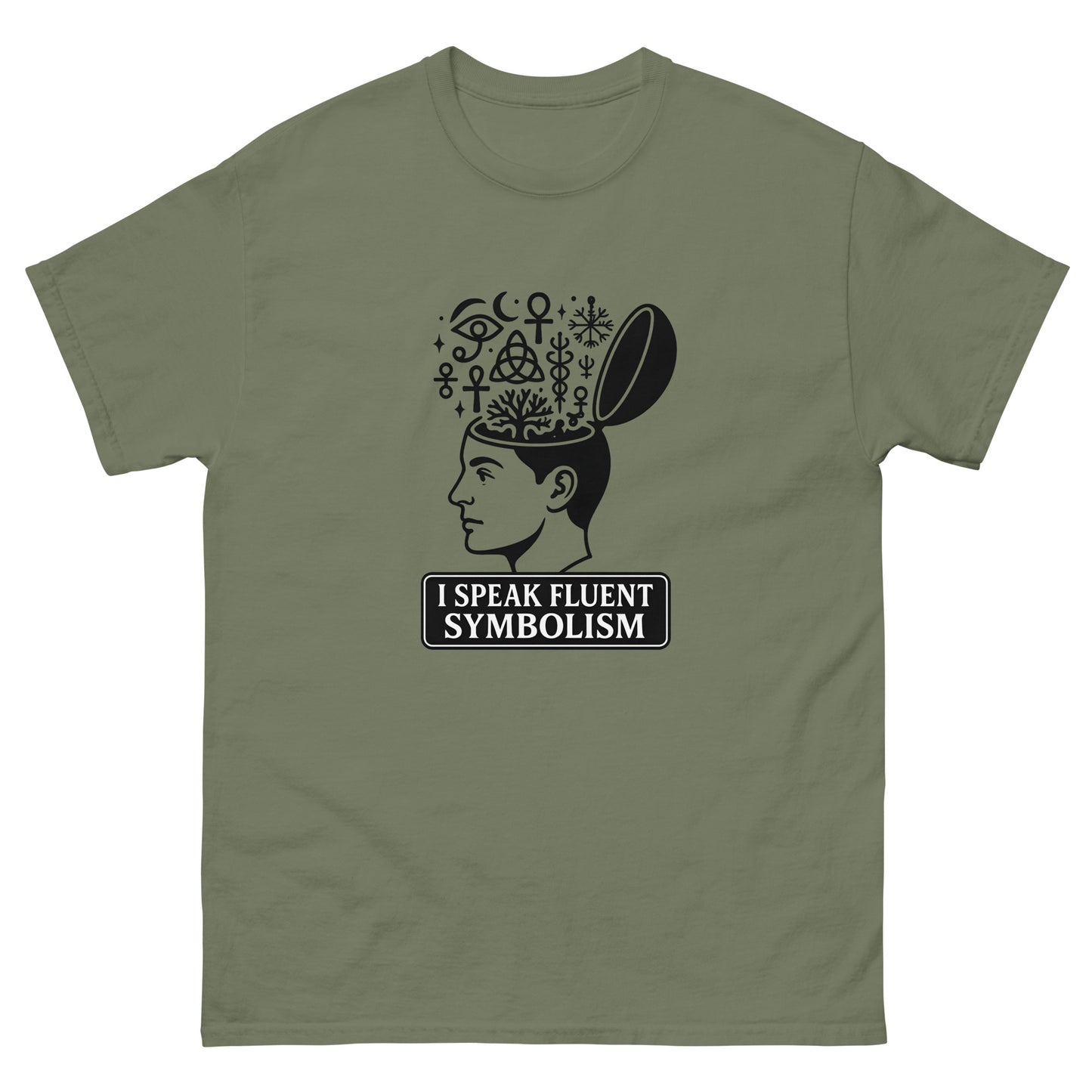 I Speak Fluent Symbolism Shirt – Occult Symbolic Esoteric clothing green