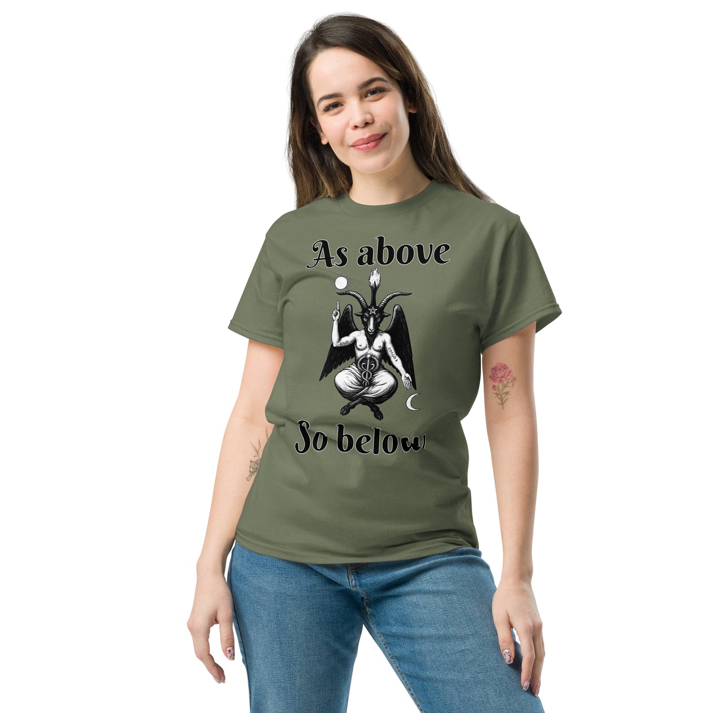 As Above So Below Baphomet – Esoteric Apparel witchy clothes female