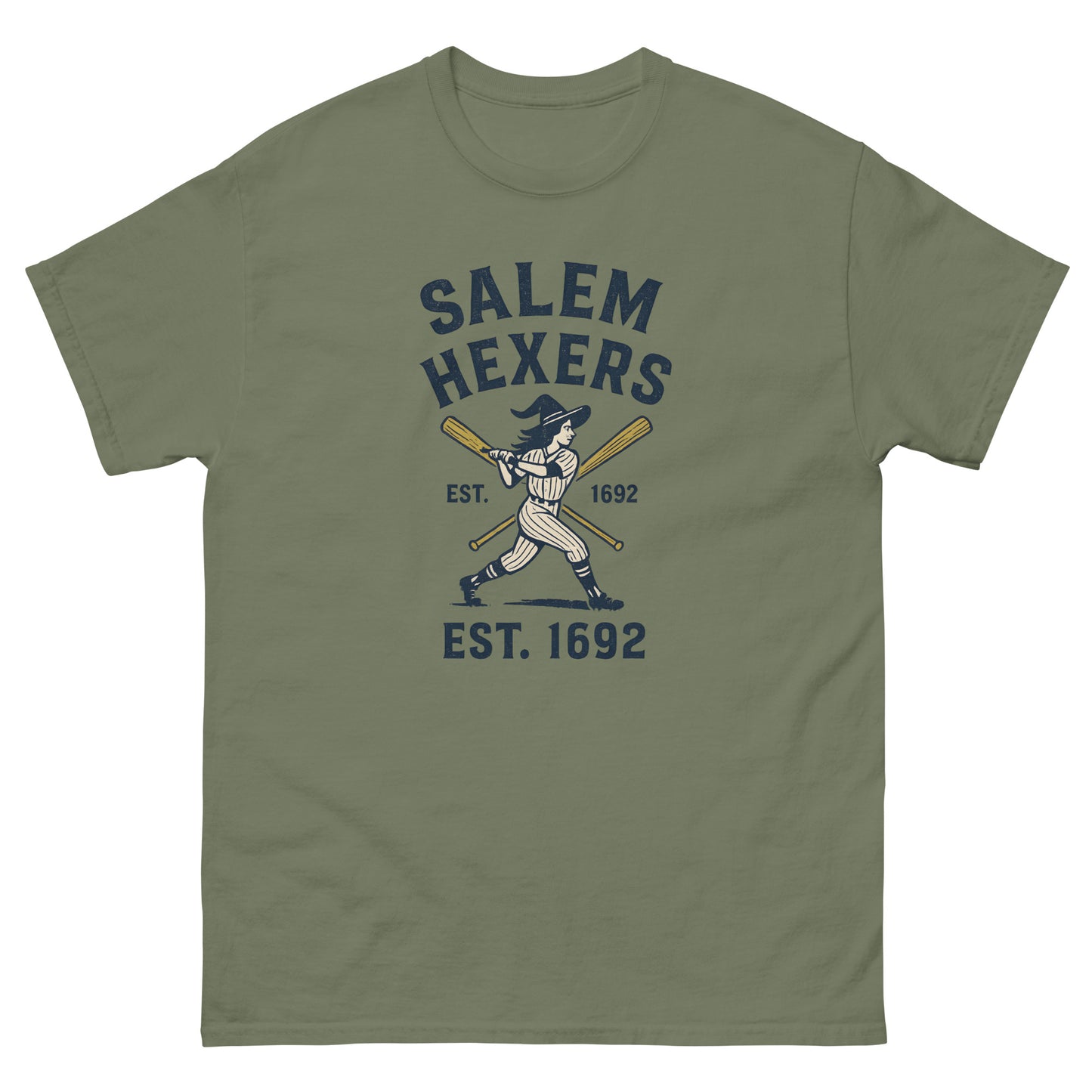Salem Hexers – Witchy apparel Baseball Shirt | Esoteric Apparel green