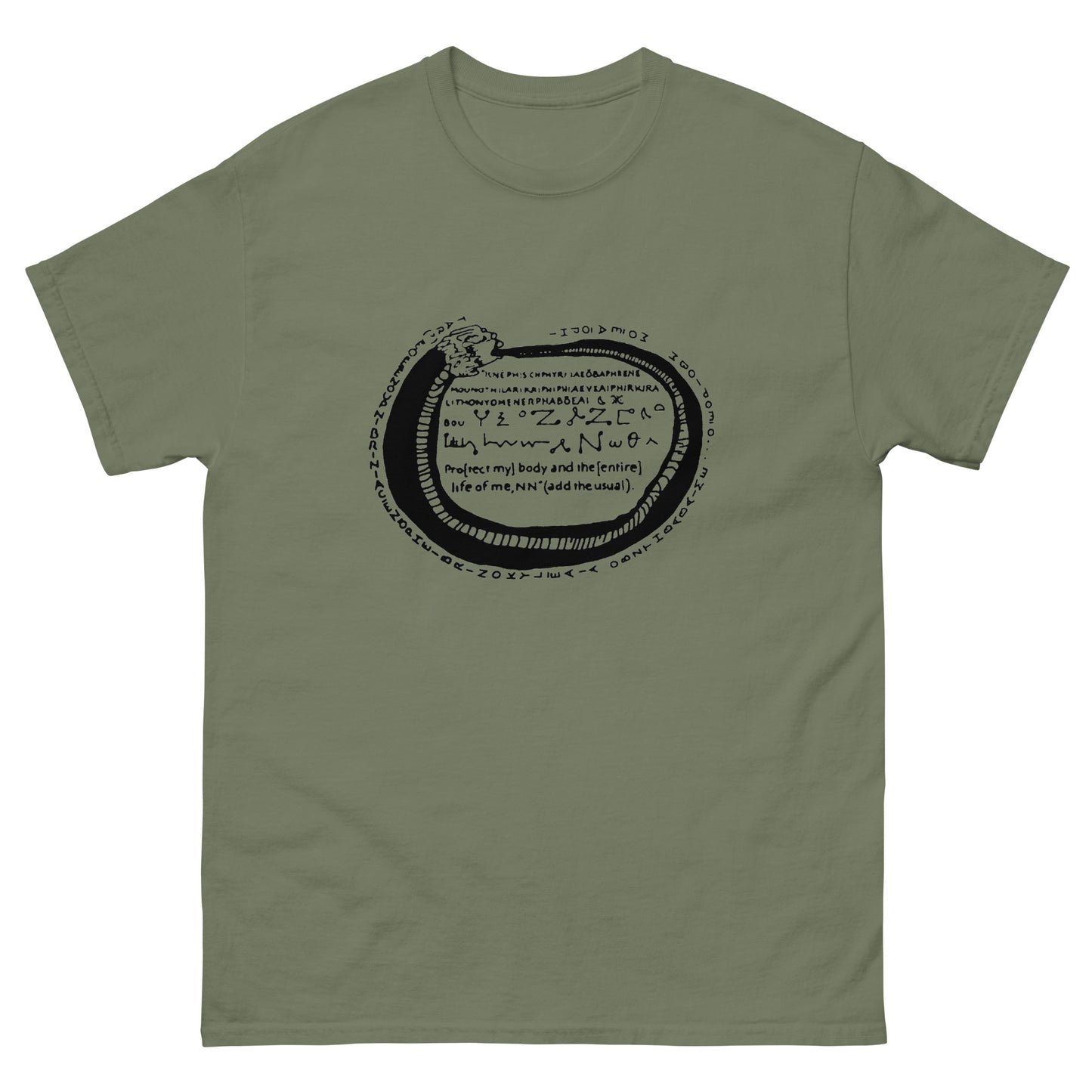 PGM Ouroboros Protection Spell – Esoteric apparel green