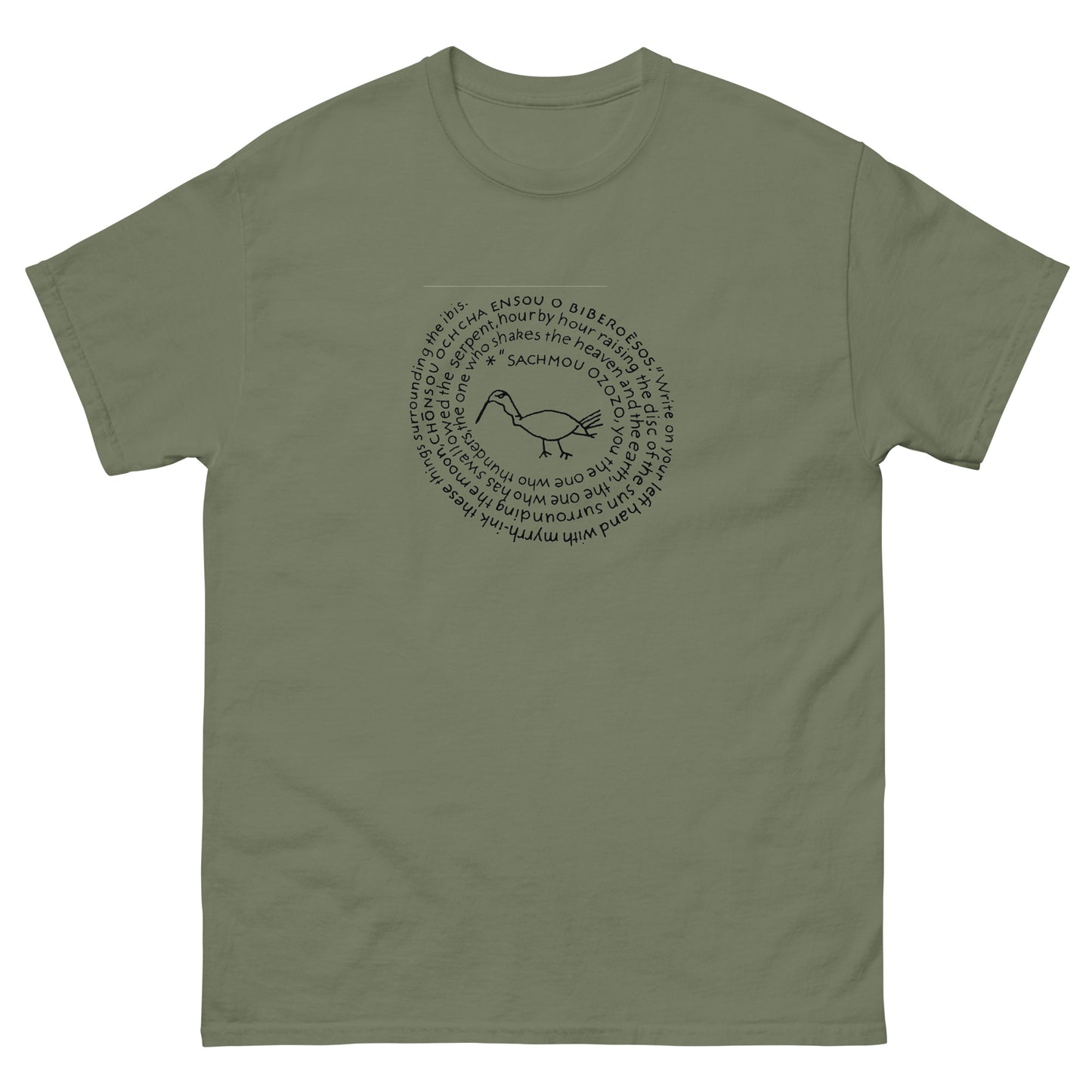 PGM VII 226 Ibis Spell from the Greek Magical Papyri – Esoteric apparel green