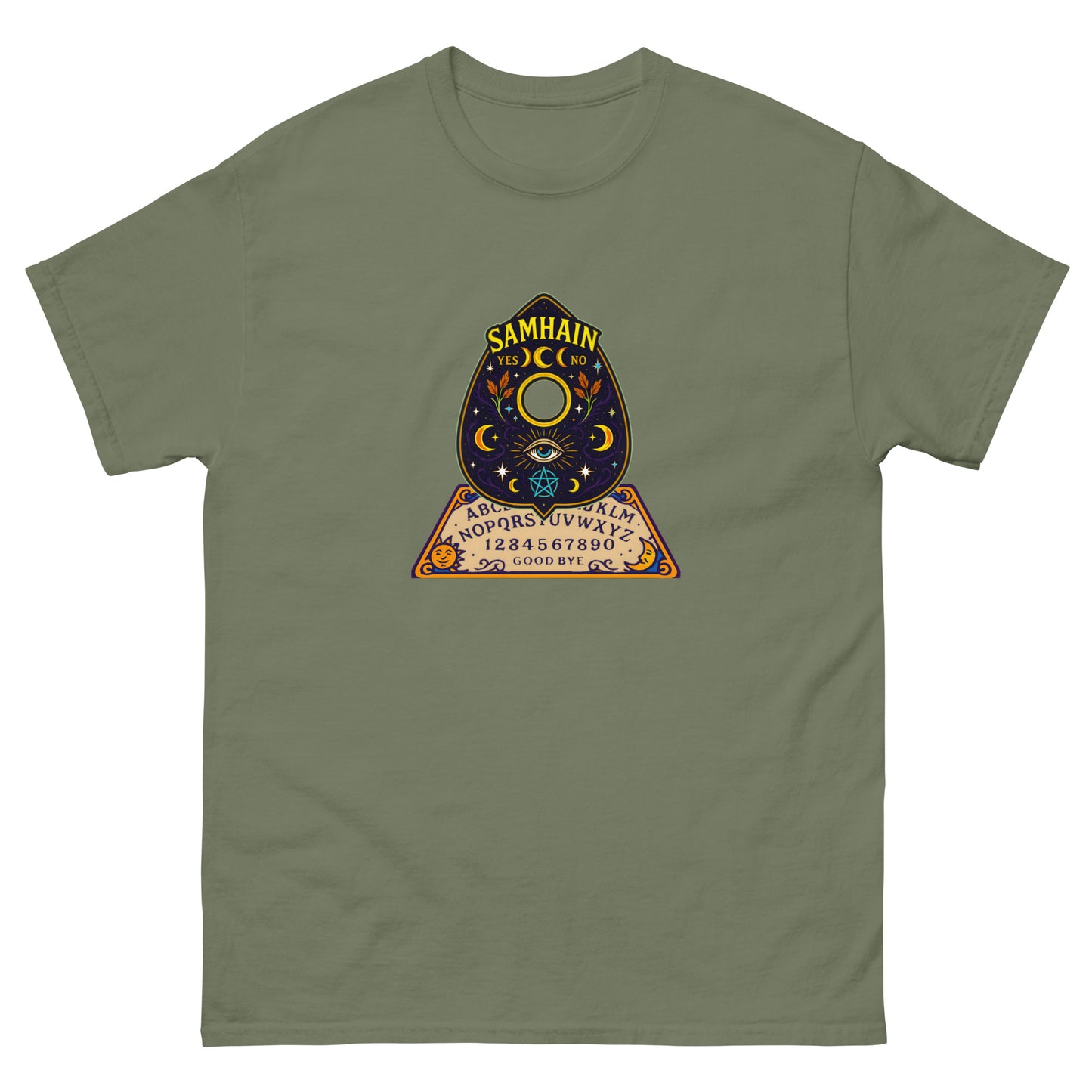 Samhain Planchette – Esoteric Clothing witchy apparel for Divination & Ritual green