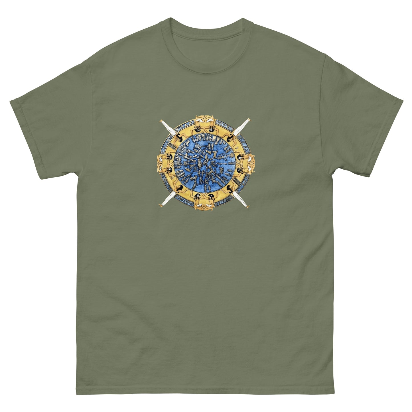 Dendera Zodiac – Ancient Egyptian Astrology Esoteric apparel green
