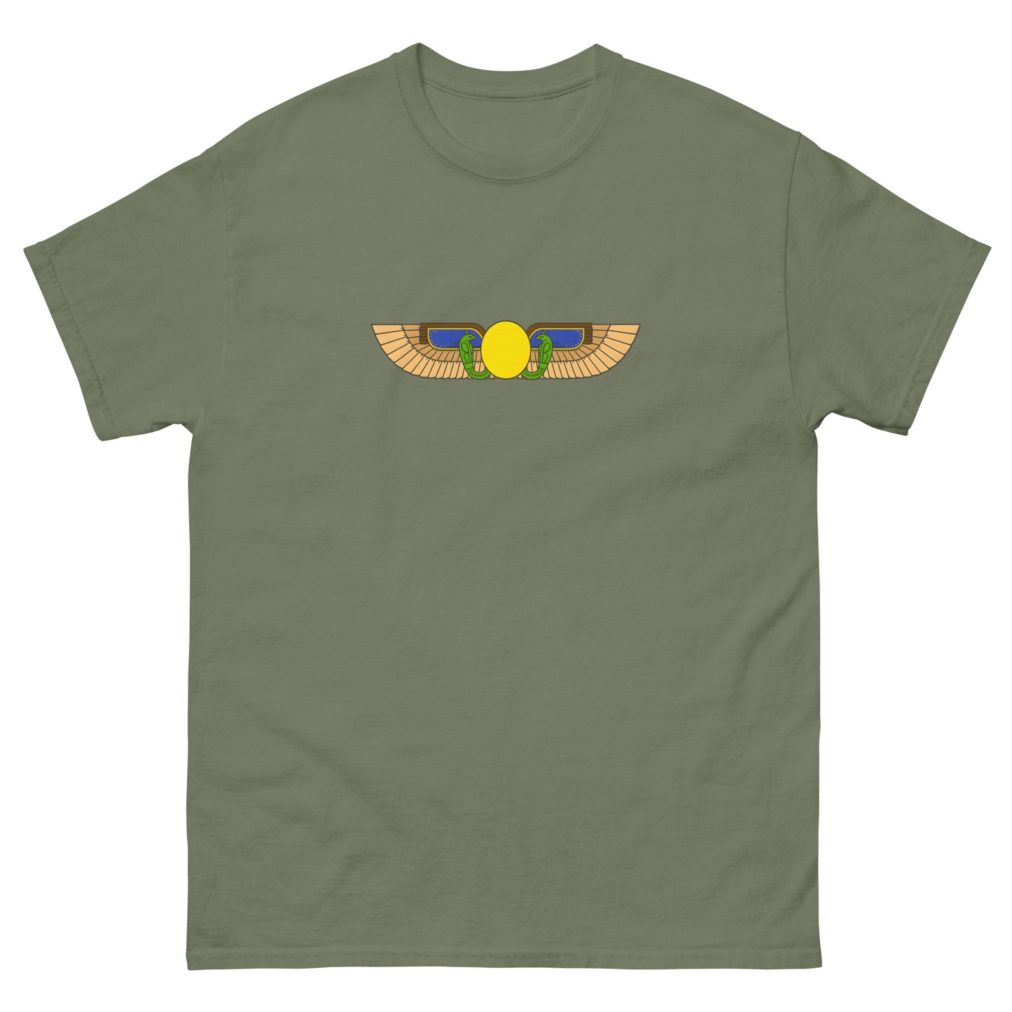Egyptian Winged Sun Disc Esoteric Clothing | Occult & Pagan Apparel green