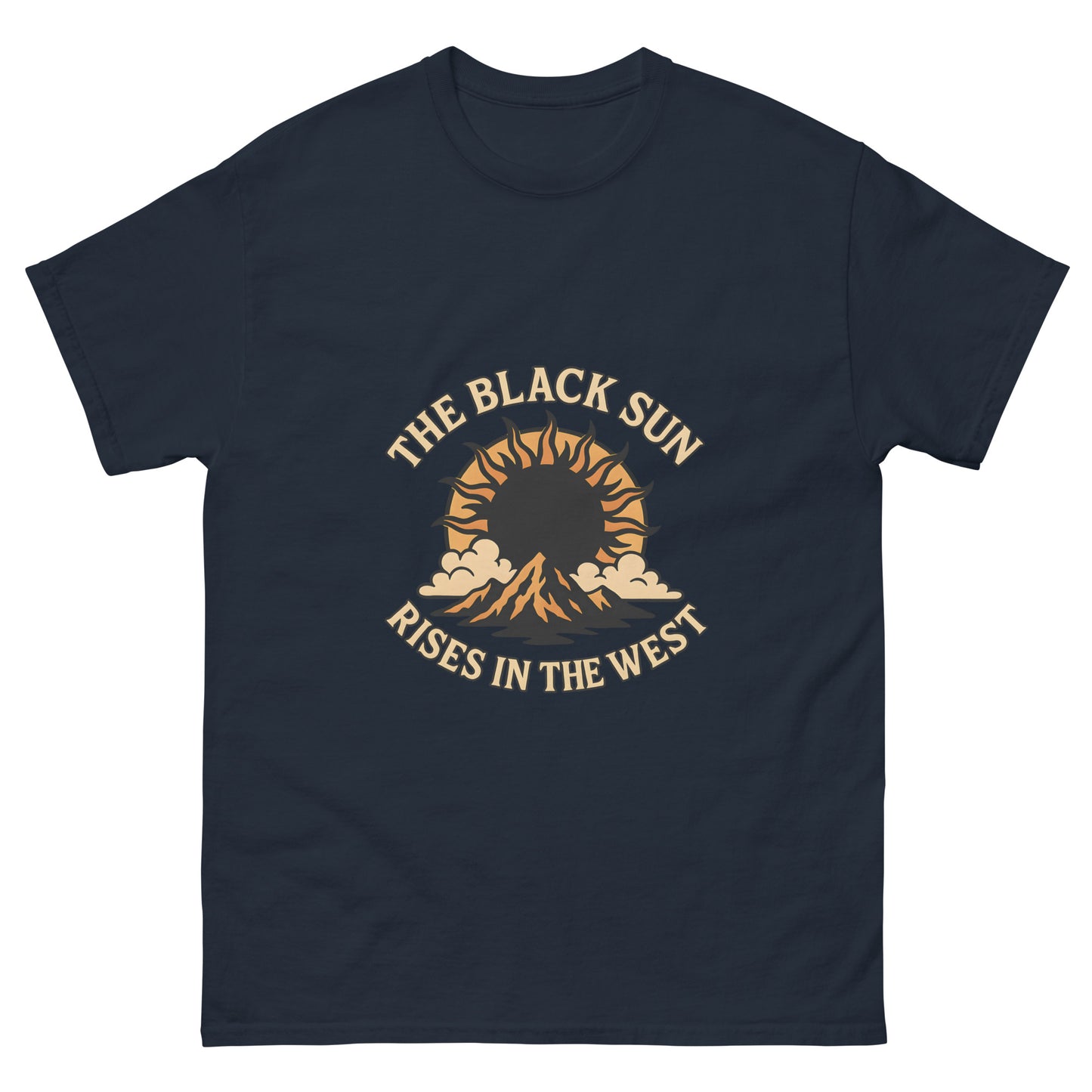 The Black Sun Rises in the West – Occult Symbolism, Esoteric clothing navy