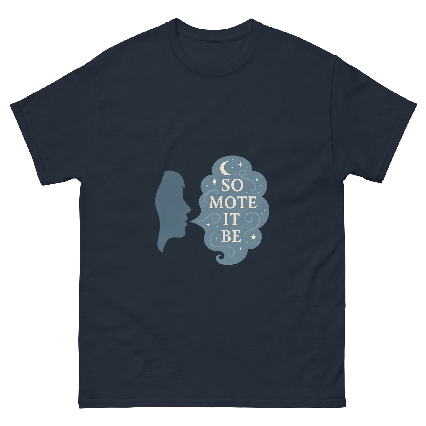 So Mote It Be Shirt – Esoteric Apparel for Witches navy