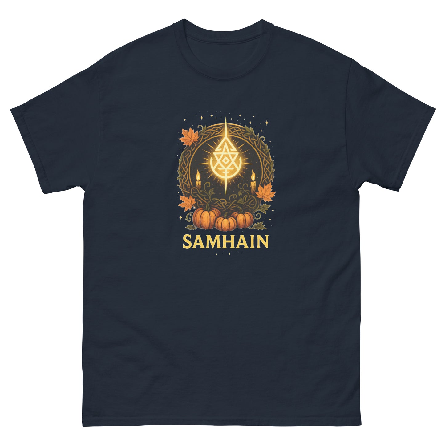 Samhain Ancestral Sigil – Esoteric Clothing for Ritual & Ancestor Work navy