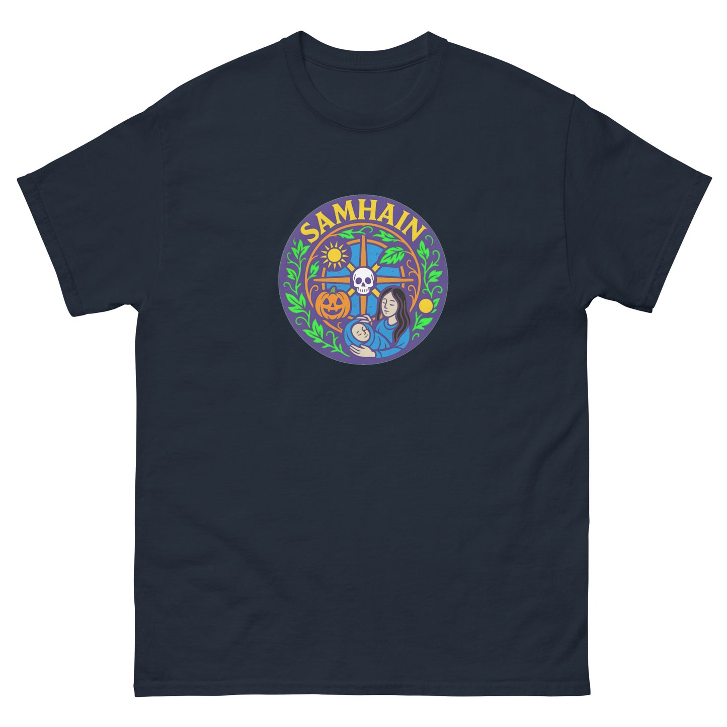 Samhain Wheel – Esoteric Clothing for the Witch’s New Year navy
