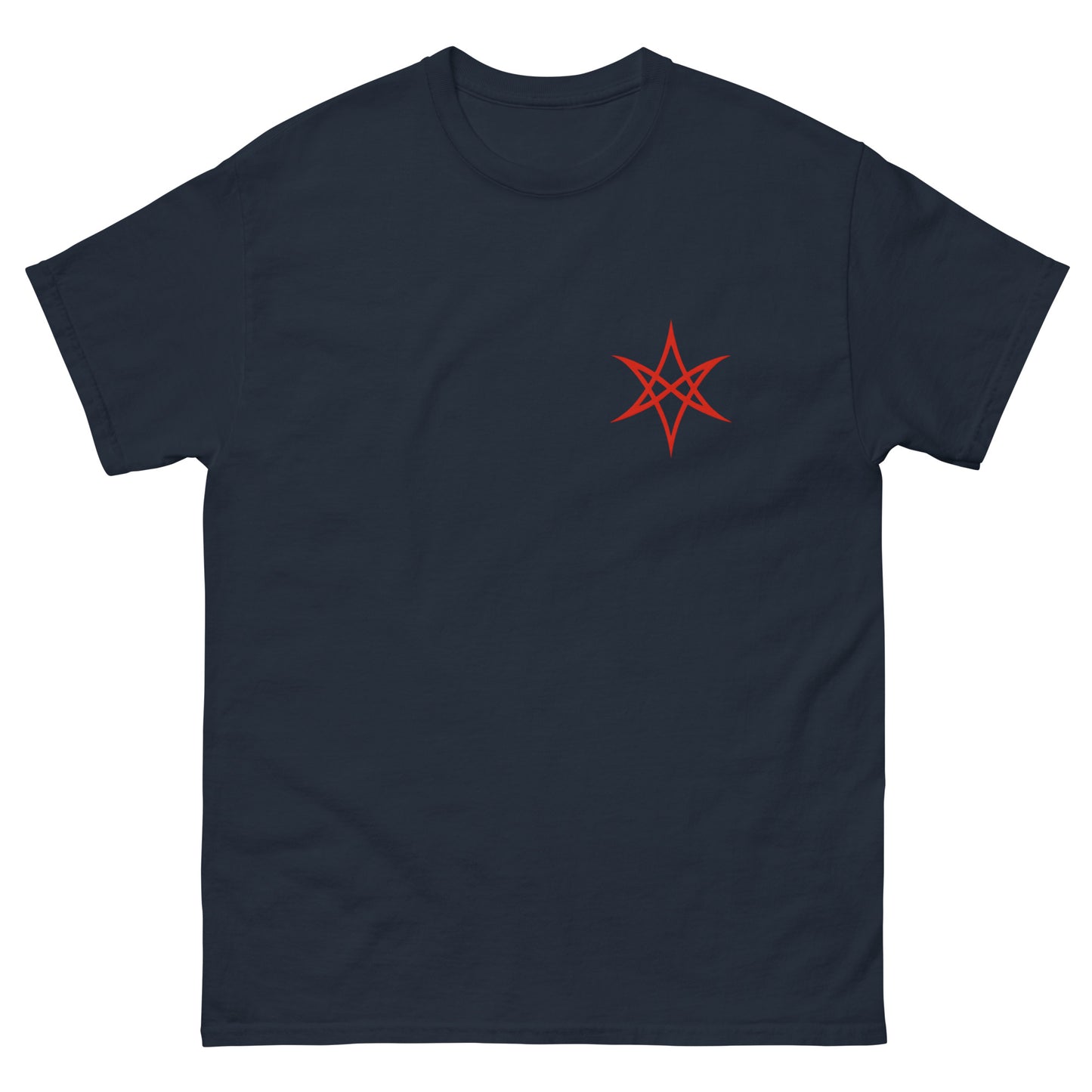 Unicursal Hexagram Shirt – Thelema Esoteric Clothing navy