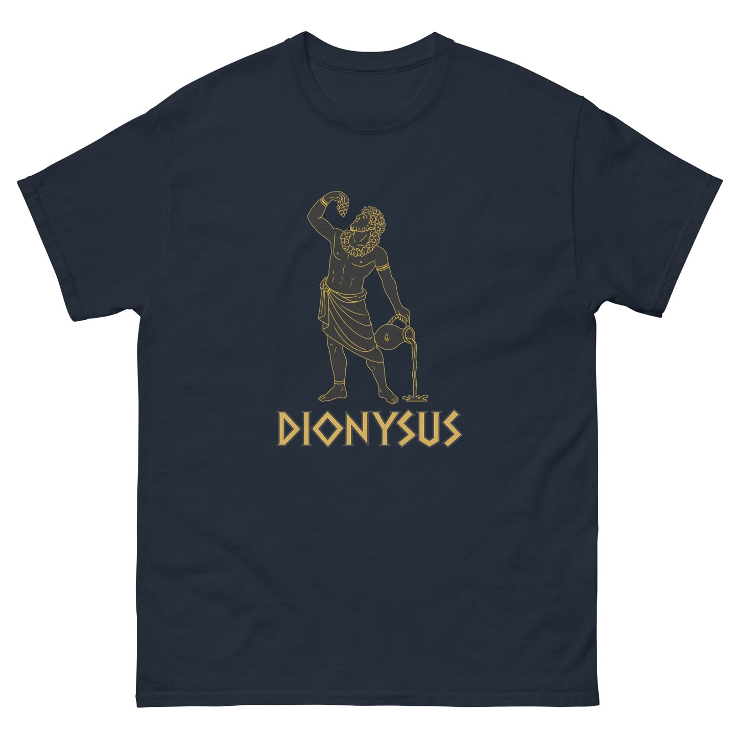 Dionysus Shirt – God of Wine, Rebirth & Mystical Transformation | Esoteric Clothing navy