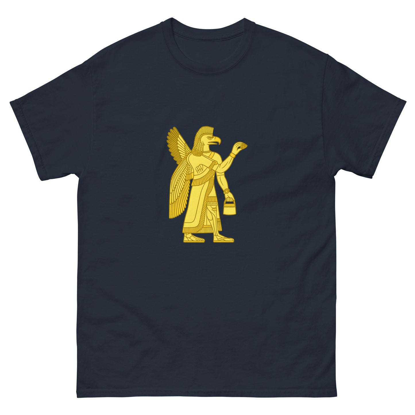 Apkallu Esoteric clothes – Winged Guardian from Mesopotamian Mythology navy