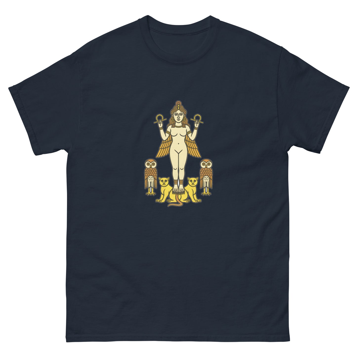 Inanna – Esoteric apparel & Pagan Goddess Shirt navy