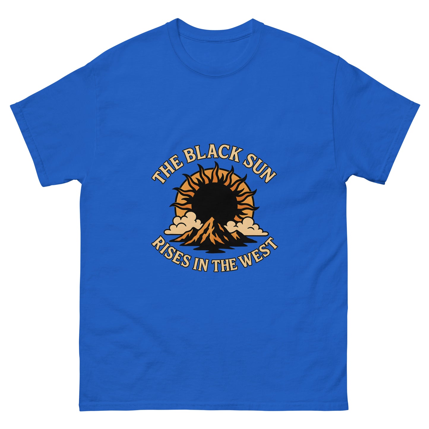 The Black Sun Rises in the West – Occult Symbolism, Esoteric clothing blue