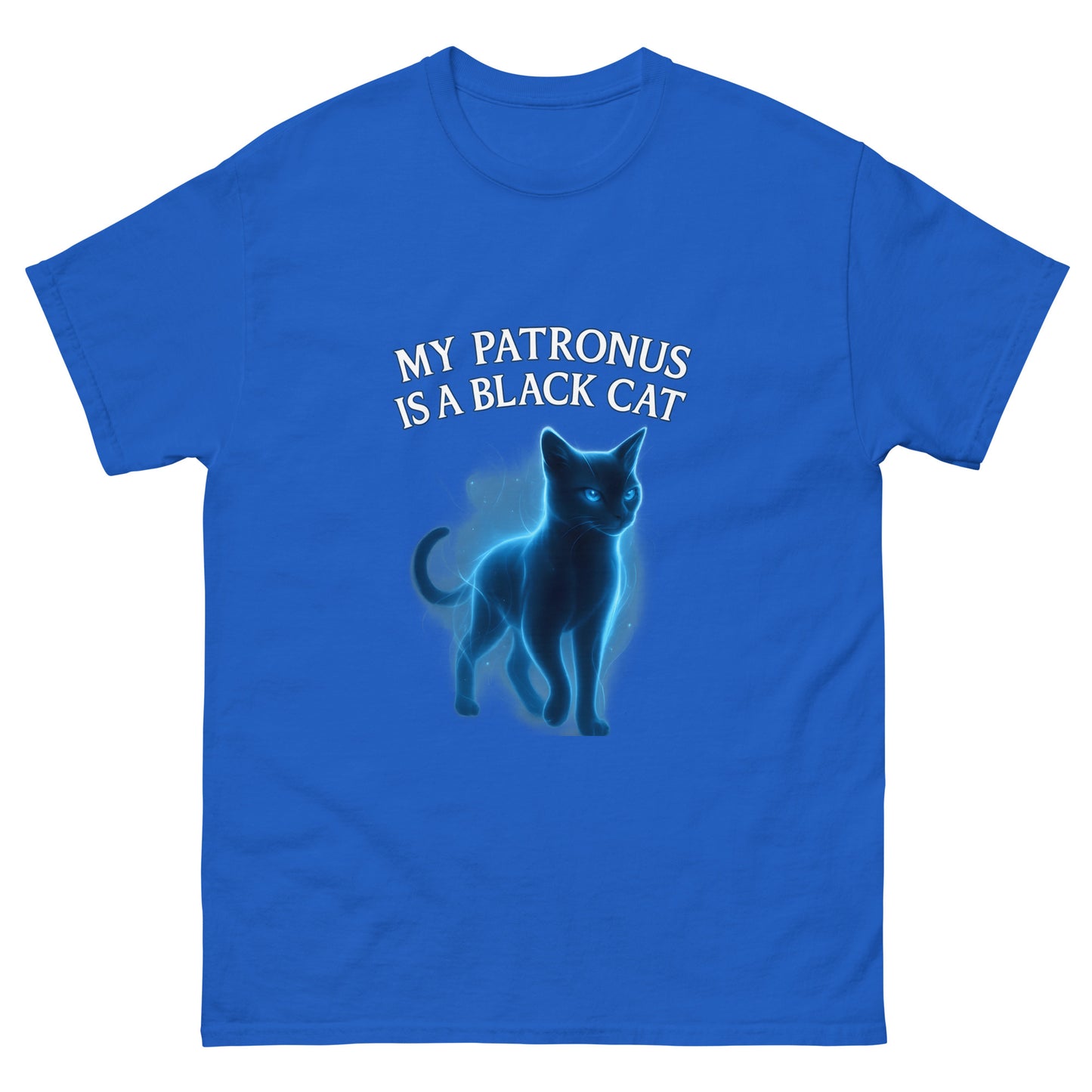 My Patronus Is a Black Cat – Esoteric clothing, Witchy clothes blue