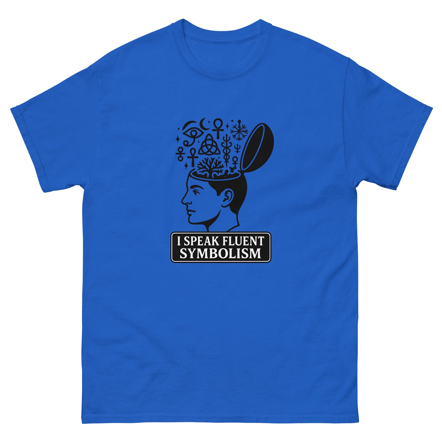 I Speak Fluent Symbolism Shirt – Occult Symbolic Esoteric clothing blue