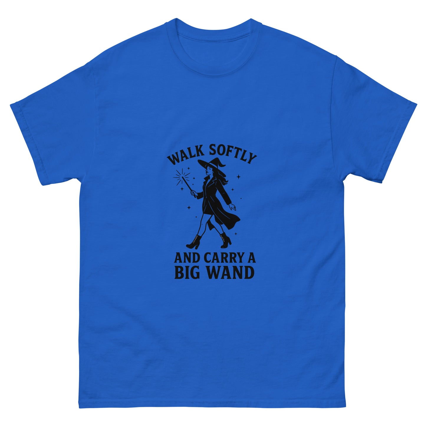 Walk Softly and Carry a Big Wand – Witchy Clothes with Attitude blue
