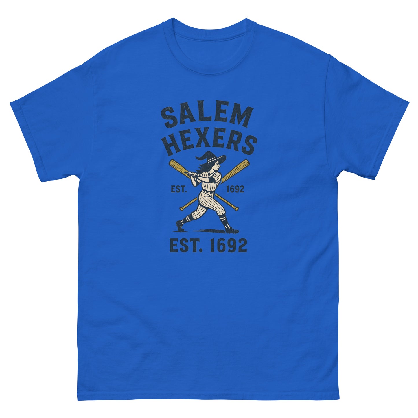 Salem Hexers – Witchy apparel Baseball Shirt | Esoteric Apparel blue