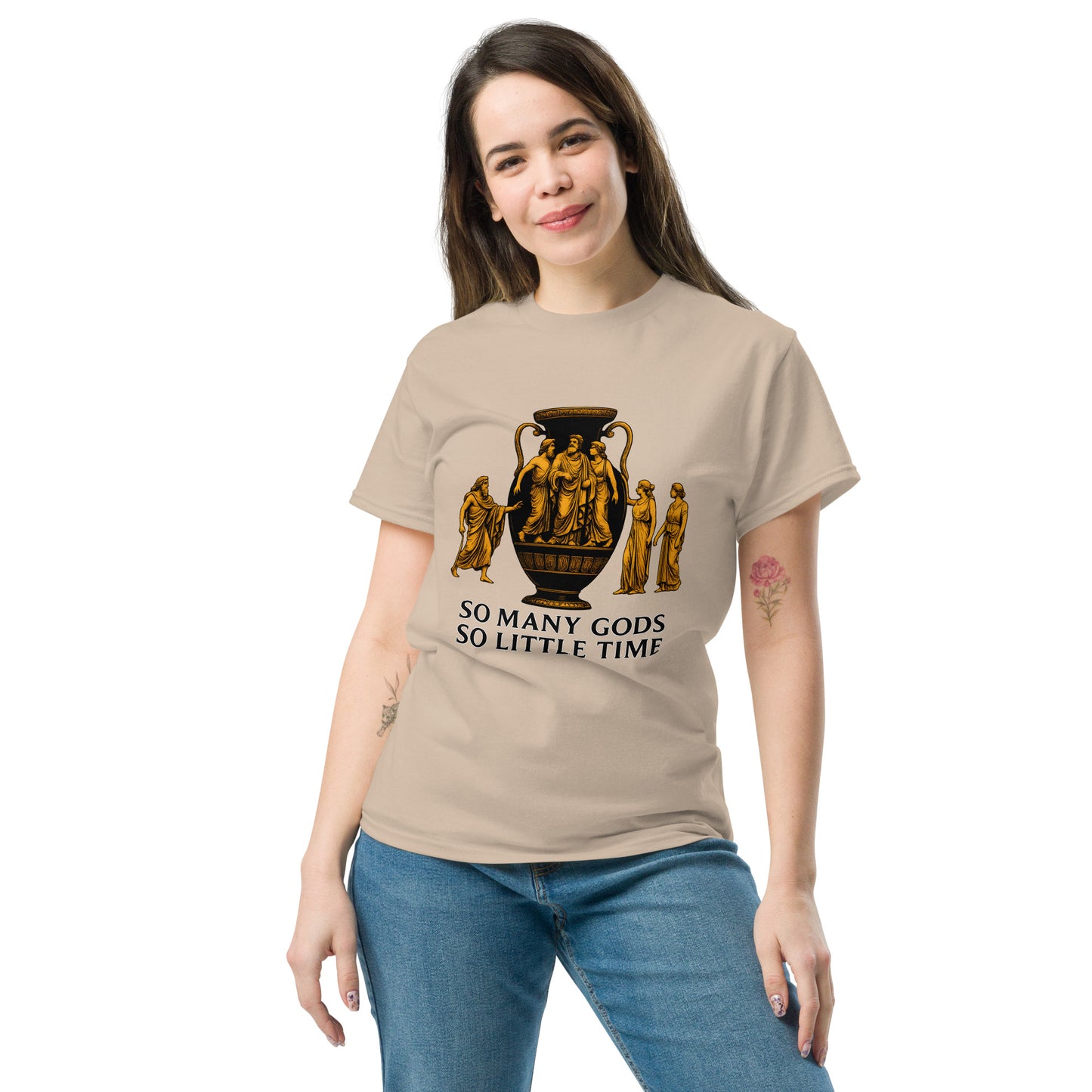 So Many Gods, So Little Time – Funny Spiritual Shirt for Polytheists female