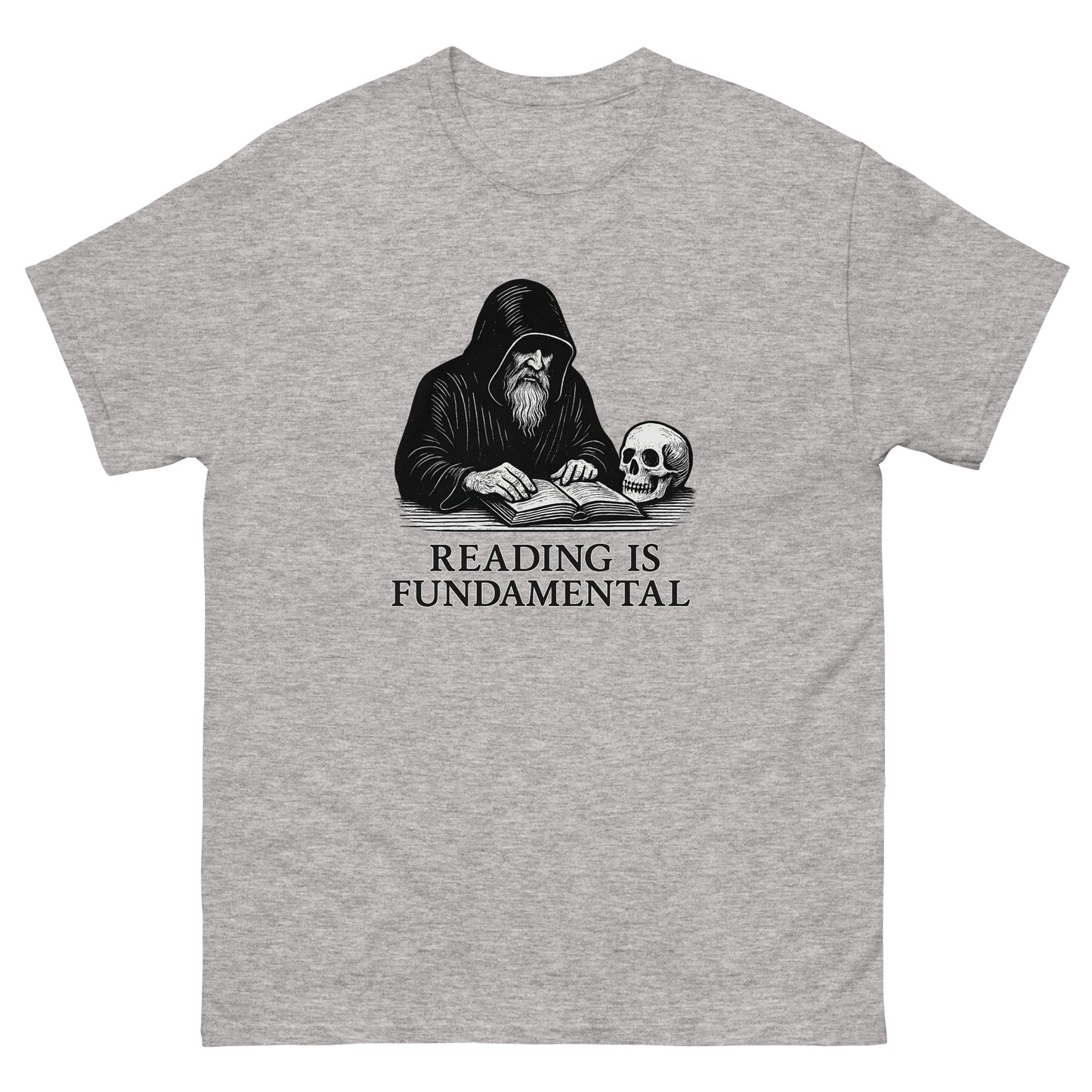 Reading Is Fundamental – Occult Book Lover esoteric clothing grey