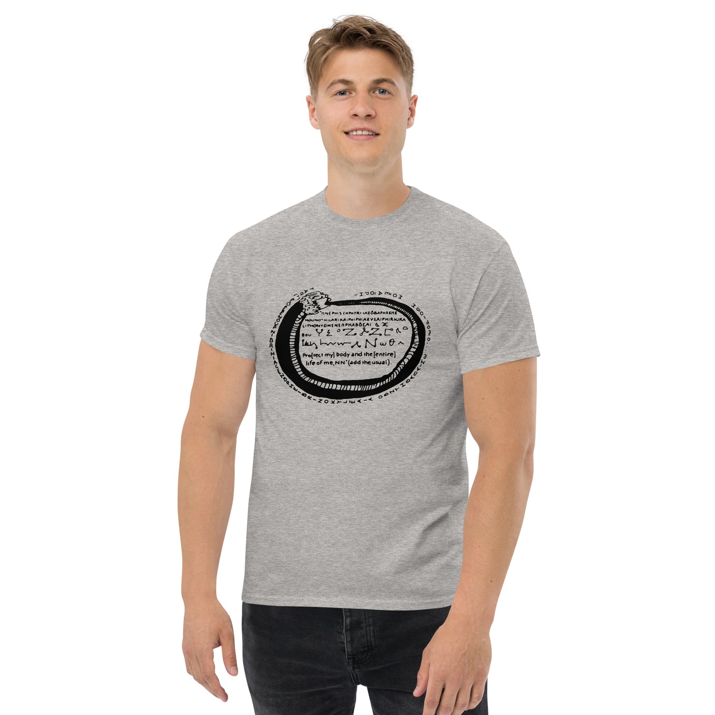 PGM Ouroboros Protection Spell – Esoteric Clothing grey