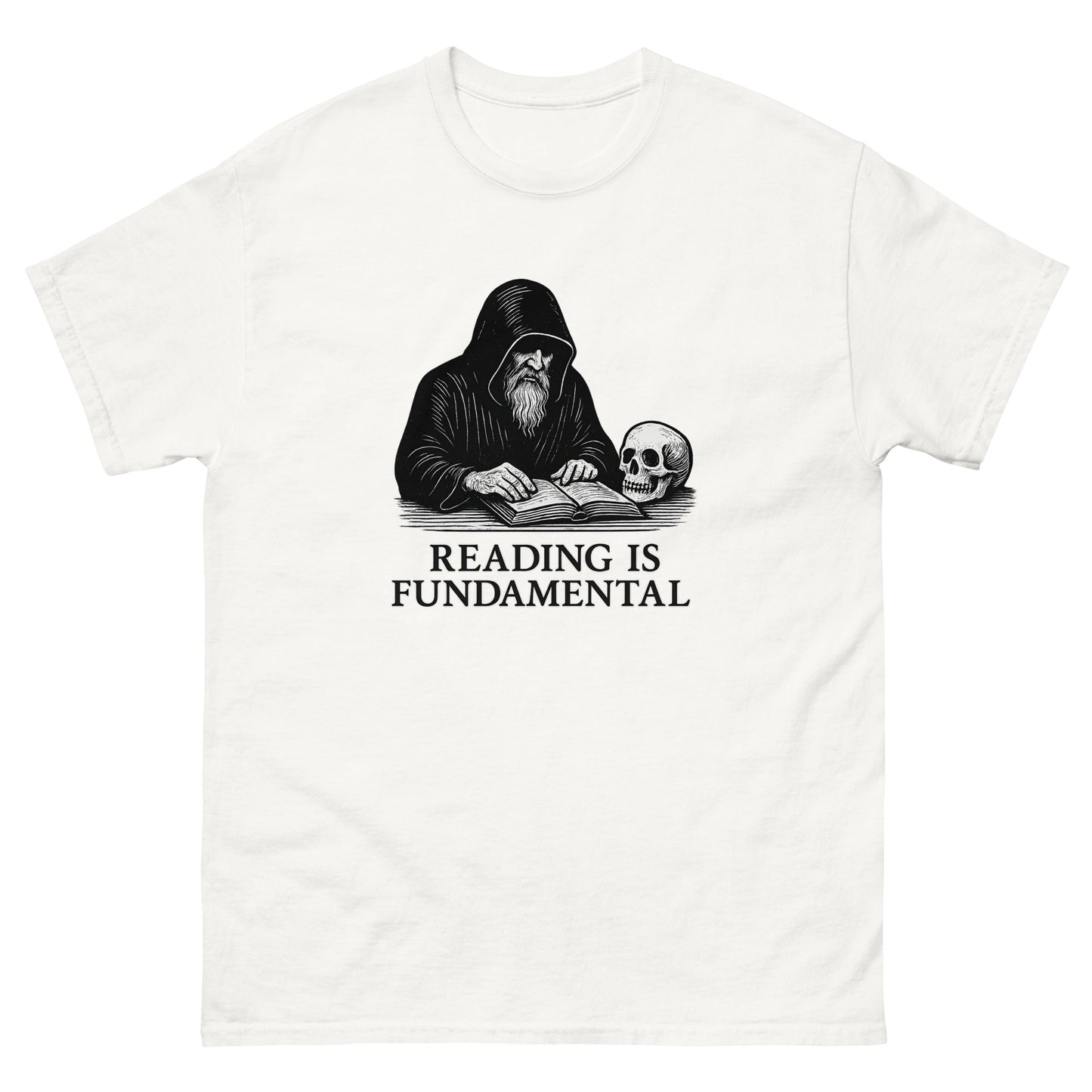 Reading Is Fundamental – Occult Book Lover esoteric clothing white