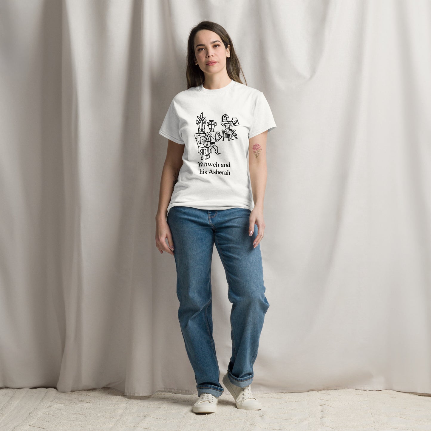 Yahweh and His Asherah – Esoteric Apparel Revealing the Lost Divine Feminine (Dark Ink) female